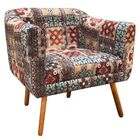 Kit 01 Namoradeira 02 Lugares E 02 Poltronas Julia Estampado