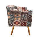 Kit 01 Namoradeira 02 Lugares E 02 Poltronas Julia Estampado