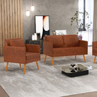 Kit 01 Namoradeira 02 Lugares E 02 Poltronas Mari Corano Pés