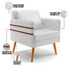 Kit 01 Namoradeira 02 Lugares E 02 Poltronas Mari Corano Pés