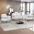 Kit 01 Namoradeira 02 Lugares E 02 Poltronas Mari Corano Pés