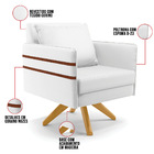 Kit 01 Namoradeira 02 Lugares E 02 Poltronas Mari Corino Base