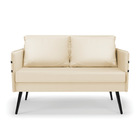 Kit 01 Namoradeira 02 Lugares E 02 Poltronas Mari Corino Bege