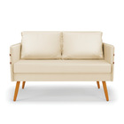 Kit 01 Namoradeira 02 Lugares E 02 Poltronas Mari Corino Bege