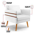 Kit 01 Namoradeira 02 Lugares E 02 Poltronas Mari Corino Bran