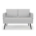 Kit 01 Namoradeira 02 Lugares E 02 Poltronas Mari Linho Pés P