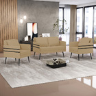 Kit 01 Namoradeira 02 Lugares E 02 Poltronas Mari Linho Pés P