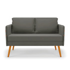 Kit 01 Namoradeira 02 Lugares E 02 Poltronas Mari Suede Grafi