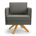 Kit 01 Namoradeira 02 Lugares E 02 Poltronas Mari Suede Grafi