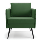 Kit 01 Namoradeira 02 Lugares E 02 Poltronas Mari Suede Pés P