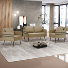 Kit 01 Namoradeira 02 Lugares E 02 Poltronas Mari Suede Pés P