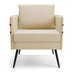 Kit 01 Namoradeira 02 Lugares E 02 Poltronas Mari Suede Pés P