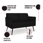 Kit 01 Namoradeira 02 Lugares E 02 Poltronas Mari Veludo Luxo