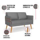 Kit 01 Namoradeira 02 Lugares E 02 Poltronas Mari Veludo Luxo