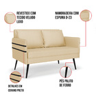 Kit 01 Namoradeira 02 Lugares E 02 Poltronas Mari Veludo Luxo