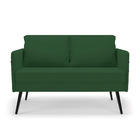 Kit 01 Namoradeira 02 Lugares E 02 Poltronas Mari Veludo Pés