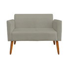 Kit 01 Namoradeira 02 Lugares E 02 Poltronas Marisa Suede Bas