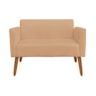 Kit 01 Namoradeira 02 Lugares E 02 Poltronas Marisa Suede Car