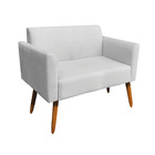 Kit 01 Namoradeira 02 Lugares E 02 Poltronas Marisa Suede Cin