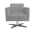 Kit 01 Namoradeira 02 Lugares E 02 Poltronas Marisa Suede Gra