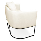 Kit 01 Namoradeira 02 Lugares E 02 Poltronas Paola Linho Base