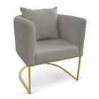 Kit 01 Namoradeira 02 Lugares E 02 Poltronas Paola Linho Base