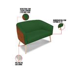 Kit 01 Namoradeira 02 Lugares E 02 Poltronas Stella Corano No