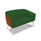 Kit 01 Namoradeira 02 Lugares E 02 Poltronas Stella Corano No