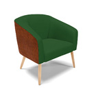 Kit 01 Namoradeira 02 Lugares E 02 Poltronas Stella Corano No