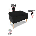 Kit 01 Namoradeira 02 Lugares E 02 Poltronas Stella Corano Pr