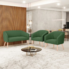 Kit 01 Namoradeira 02 Lugares E 02 Poltronas Stella Suede Ver