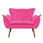 Kit 01 Namoradeira 02 Poltronas Opala Com 02 Puffs Opala Cori