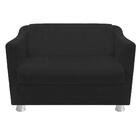 Kit 01 Namoradeira 02 Poltronas Tilla Preto