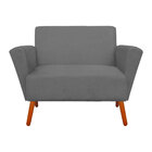 Kit 01 Namoradeira Com 02 Poltronas Dinamarca Premium Suede C