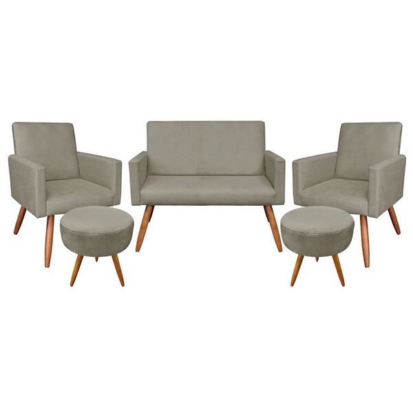 Kit 01 Namoradeira Com 02 Poltronas E 02