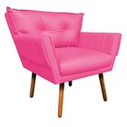 Kit 01 Namoradeira E 01 Poltrona Anitta Corino Pés Palito Cas