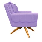 Kit 01 Namoradeira E 01 Poltrona Giratória Anitta Corino Base