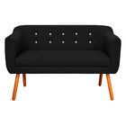 Kit 01 Namoradeira E 01 Poltrona Giratória Julia Linho Com St