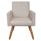 Kit 01 Namoradeira E 01 Poltrona Larissa Suede Pés Palito Cas