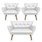 Kit 01 Namoradeira E 02 Poltronas Anitta