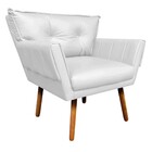 Kit 01 Namoradeira E 02 Poltronas Anitta Corino Pés Palito Ca