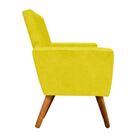 Kit 01 Namoradeira E 02 Poltronas Decorativa Nina Com Pés Mad