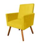 Kit 01 Namoradeira E 02 Poltronas Decorativa Nina Com Pés Mad