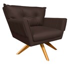 Kit 01 Namoradeira E 02 Poltronas Giratória Anitta Corino Bas