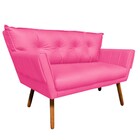 Kit 01 Namoradeira E 02 Poltronas Giratória Anitta Corino Bas