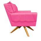 Kit 01 Namoradeira E 02 Poltronas Giratória Anitta Corino Bas