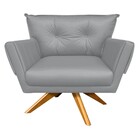 Kit 01 Namoradeira E 02 Poltronas Giratória Anitta Corino Bas