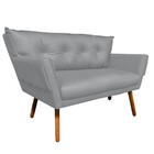 Kit 01 Namoradeira E 02 Poltronas Giratória Anitta Corino Bas