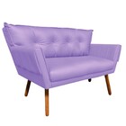 Kit 01 Namoradeira E 02 Poltronas Giratória Anitta Corino Bas