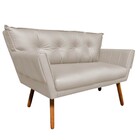 Kit 01 Namoradeira E 02 Poltronas Giratória Anitta Corino Bas